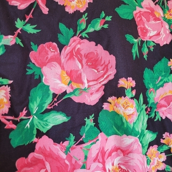 Vintage Sears 100% Cotton Floral Rose Blazer - Picture 3 of 8